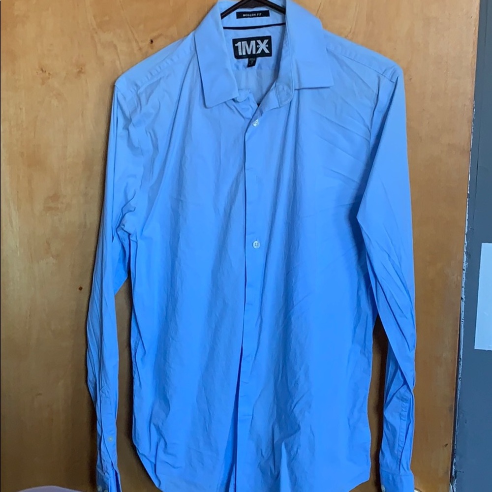 Light blue button down.